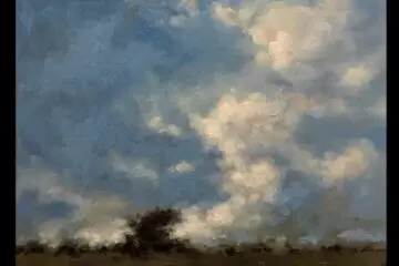 "Open Sky" Oil on Canvas 12 x 12 by Robert Armetta