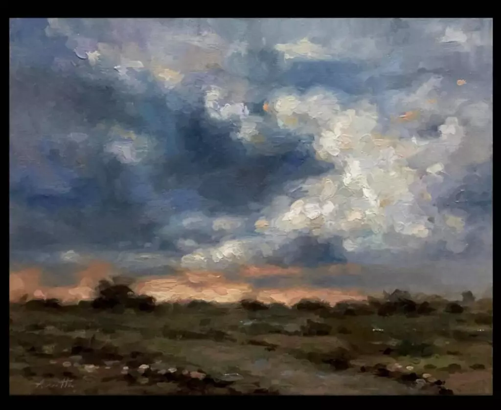 "Shifting Sky" Oil on Canvas 11 x 14 by Robert Armetta
