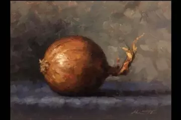 Onion - Oil on Canvas - By Robert Armetta